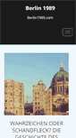 Mobile Screenshot of berlin1989.com